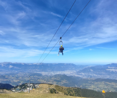tyrolienne chamrousse